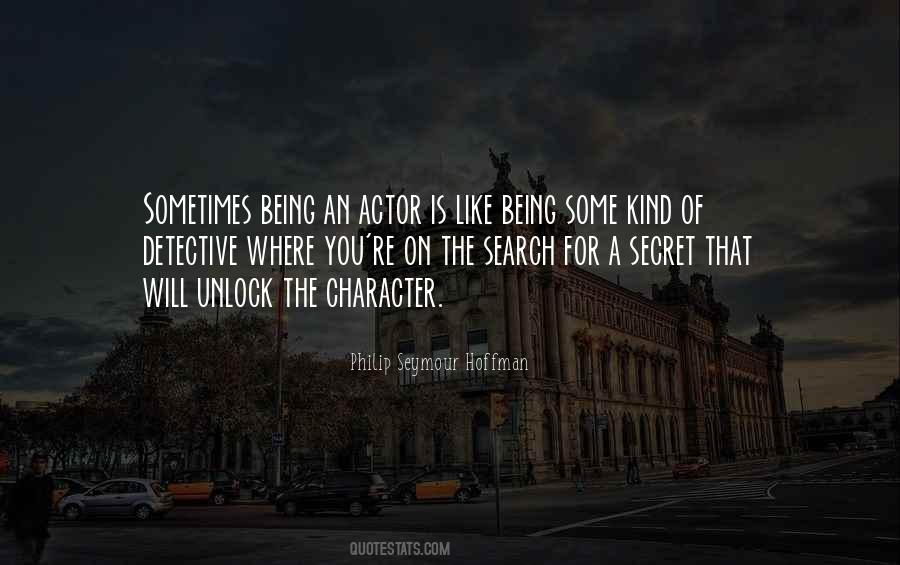 Being A Secret Quotes #647461