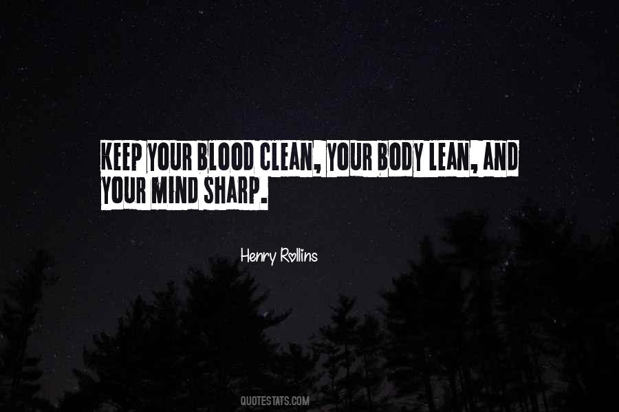 Quotes About Lean Body #1409278