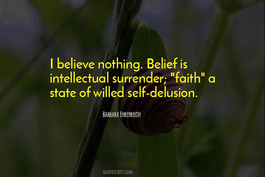 Quotes About Self Delusion #1057915