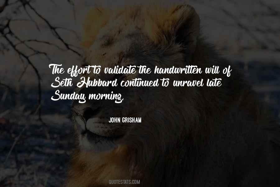 Quotes About Sunday Morning #1809358
