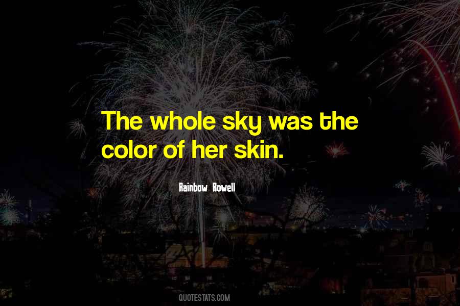 Color Sky Quotes #860244