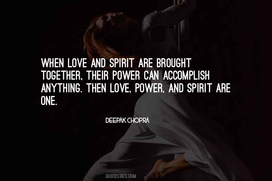 Quotes About Spirit Love #69175