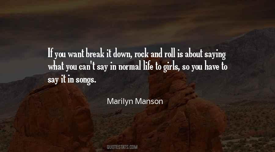 Quotes About Rock Songs #1199599
