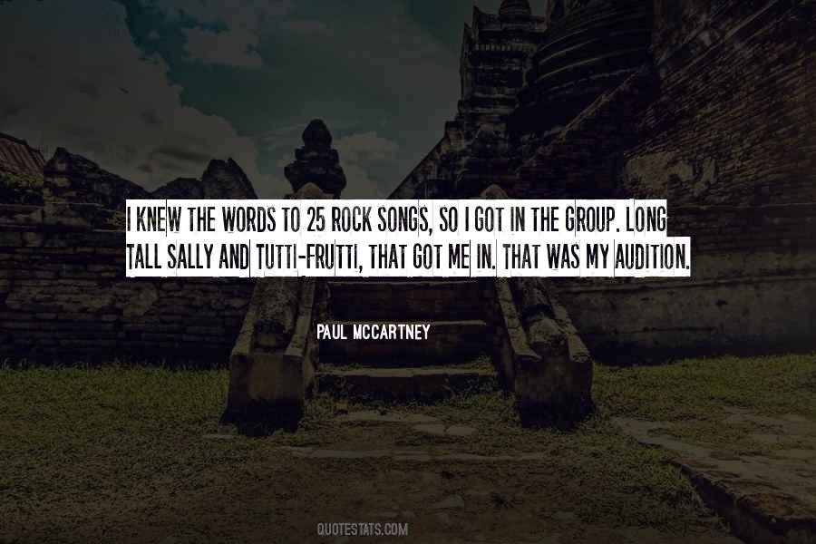 Quotes About Rock Songs #1776621