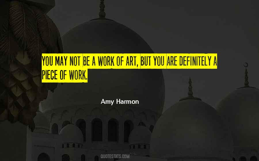 Quotes About A Work Of Art #1037447