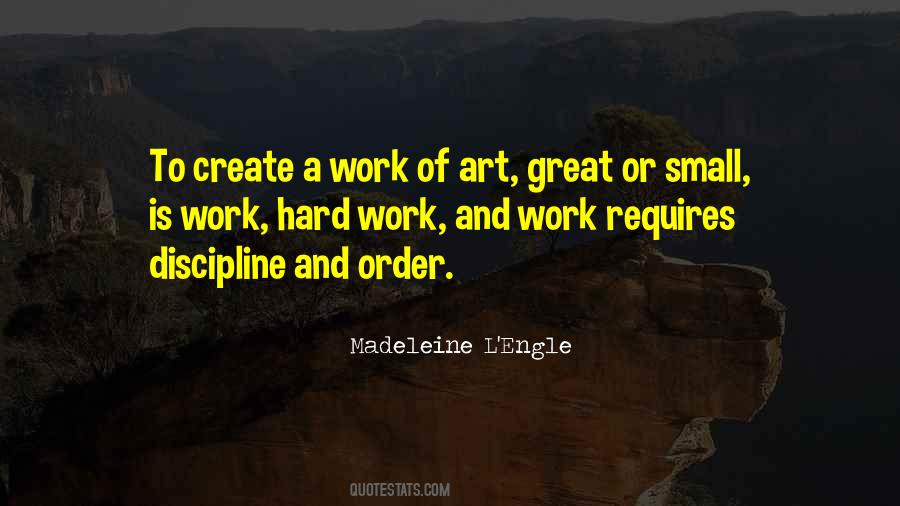 Quotes About A Work Of Art #1181667