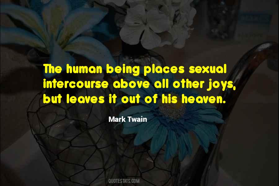 Human Intercourse Quotes #283570