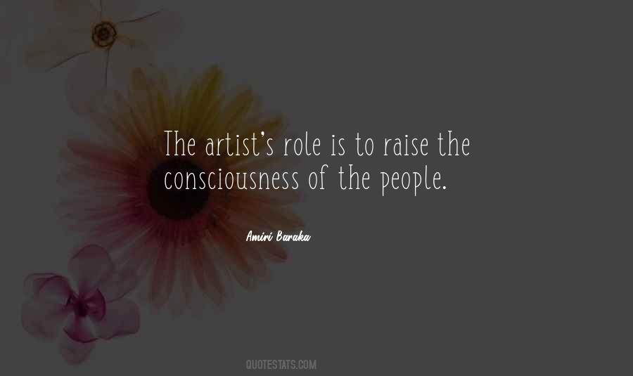 Role Of The Artist Quotes #1670595