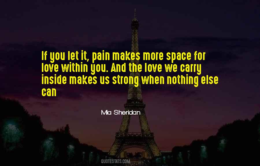 Pain Inside Quotes #270381