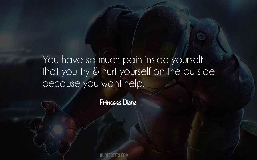 Pain Inside Quotes #679502