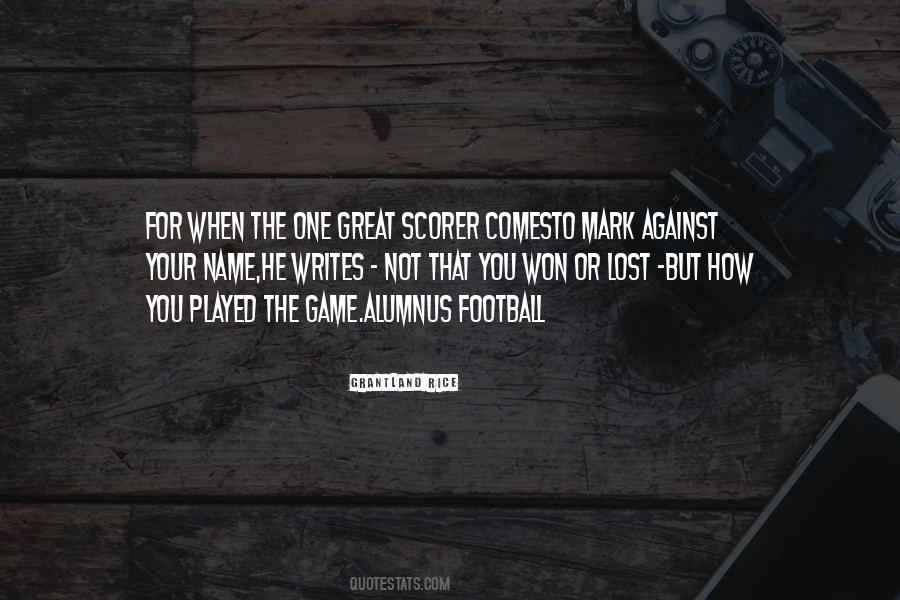 Quotes About Last Football Game #289848