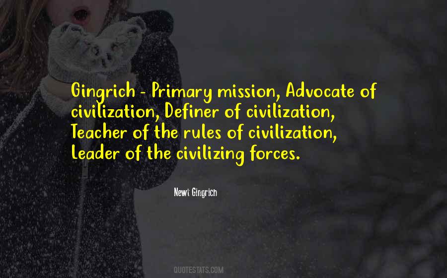 Civilizing Mission Quotes #1654178