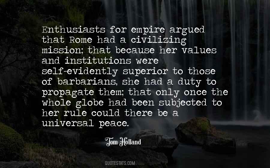 Civilizing Mission Quotes #42907