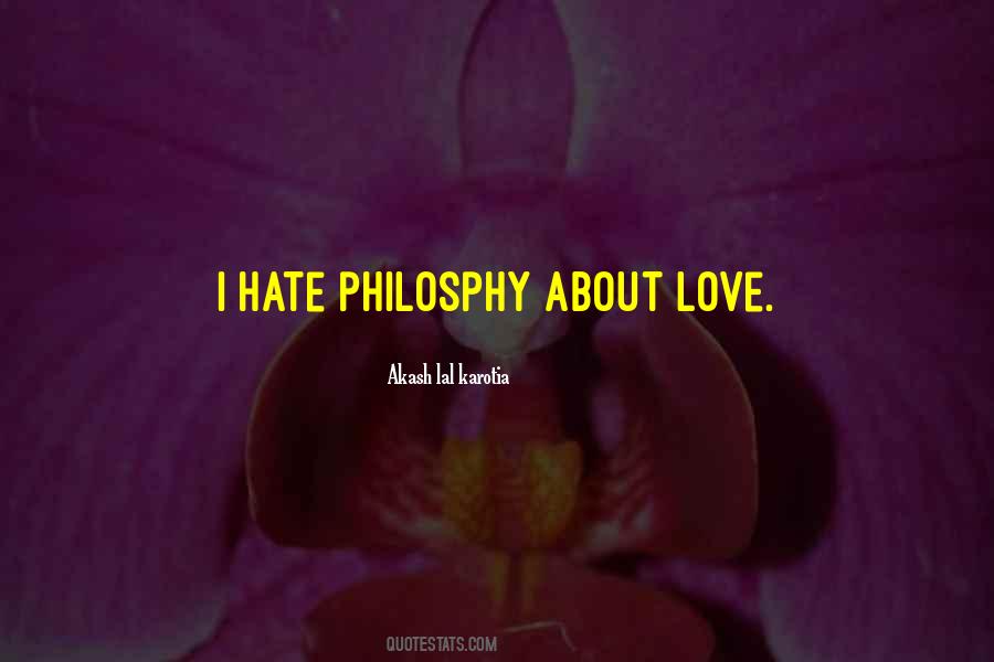 Quotes About Philosphy #1260012
