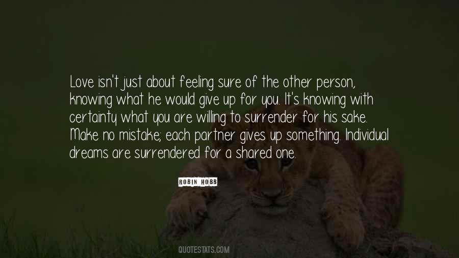 Quotes About Surrender To Love #1181020