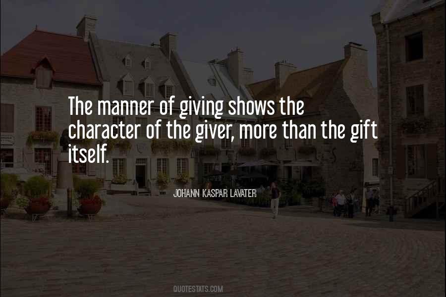 Quotes About Gift Giving #137167