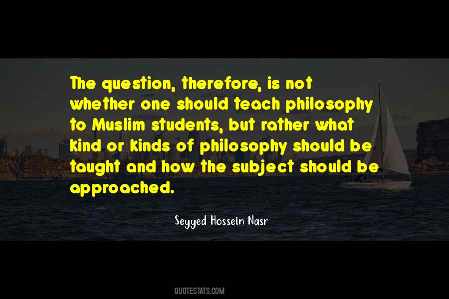 Quotes About Philosophy Subject #1196284