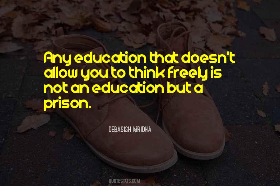 Quotes About Prison Education #1100811