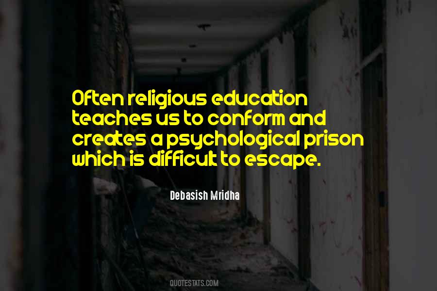 Quotes About Prison Education #763455