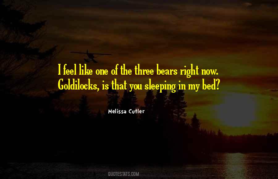 Quotes About Sleeping Bears #626661