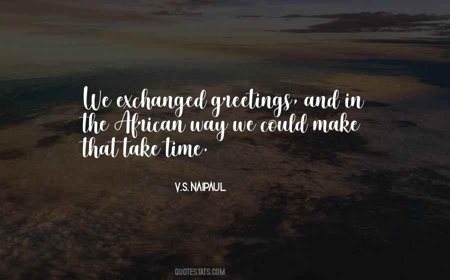 Quotes About Greetings #106210