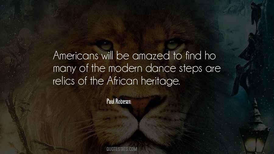 Quotes About African Heritage #966414