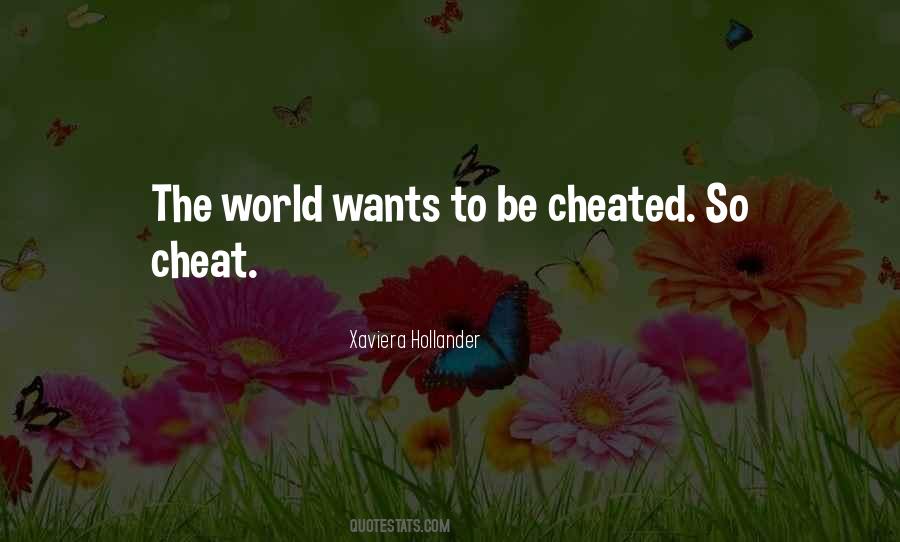 Quotes About Cheated #1266955