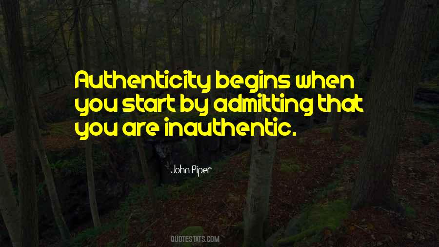 Quotes About Inauthentic #576289