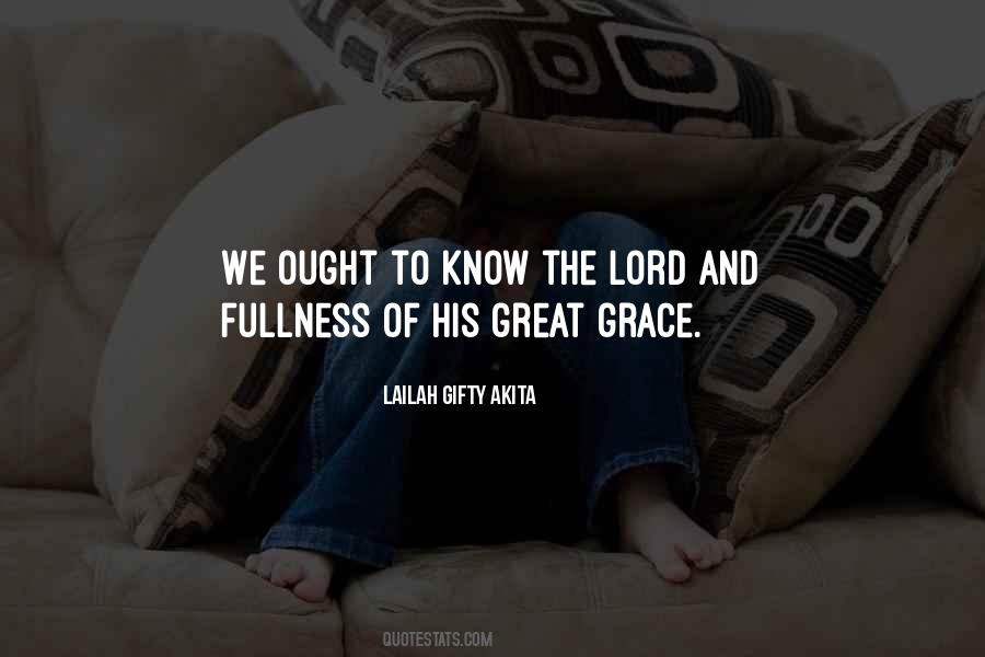 Quotes About The Grace Of The Lord #221379