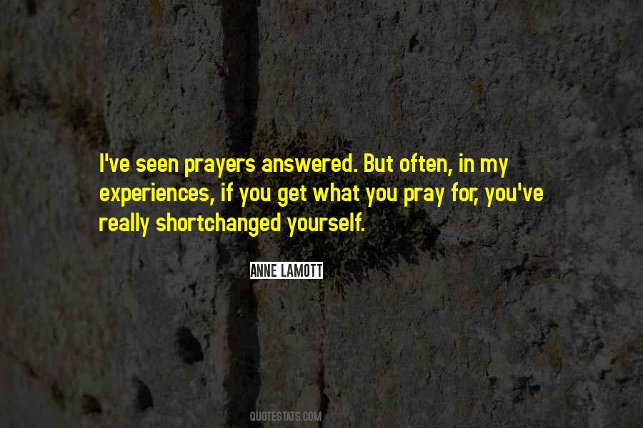 Quotes About An Answered Prayer #147742