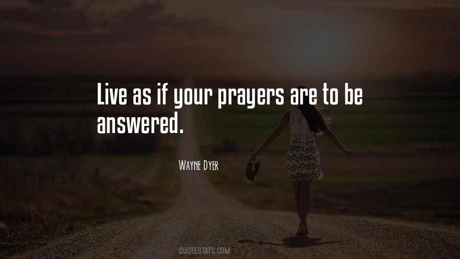 Quotes About An Answered Prayer #178559