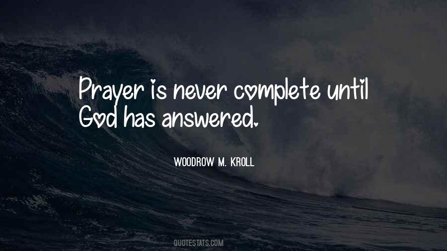 Quotes About An Answered Prayer #1862569