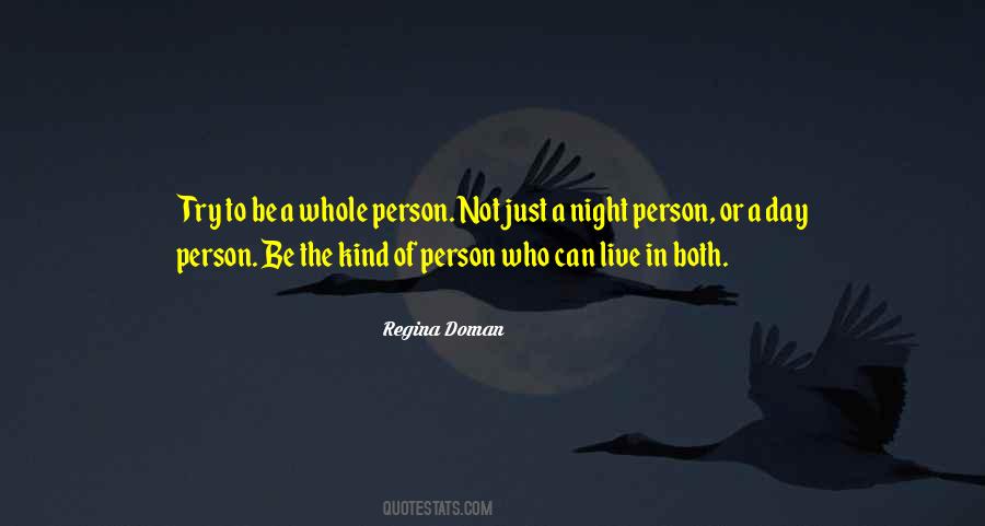 Night Person Quotes #1172781