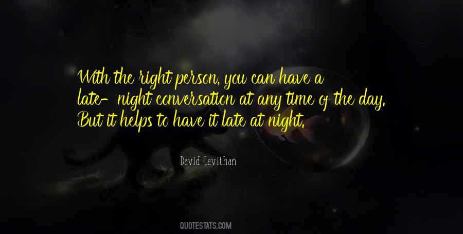 Night Person Quotes #803863