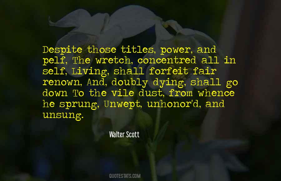 Quotes About Forfeit #1277654