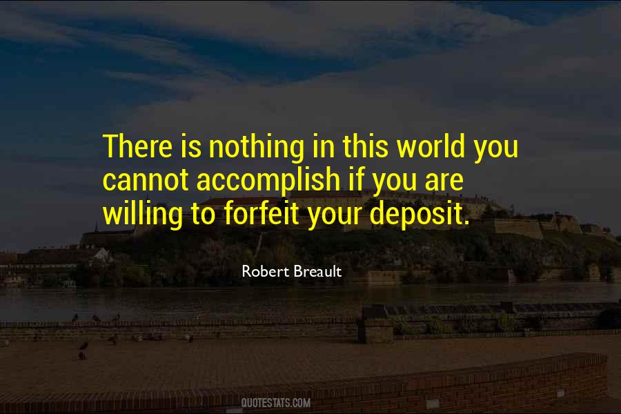 Quotes About Forfeit #780474
