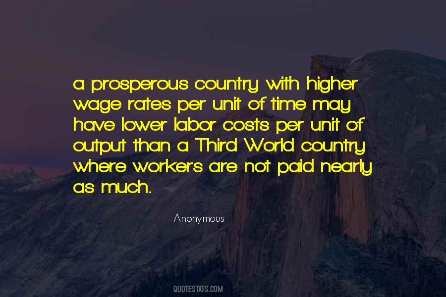 Third World Country Quotes #249541