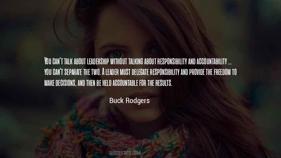 Quotes About Responsibility And Accountability #1059601