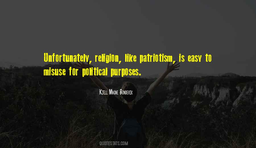 Quotes About Patriotism And Religion #161526
