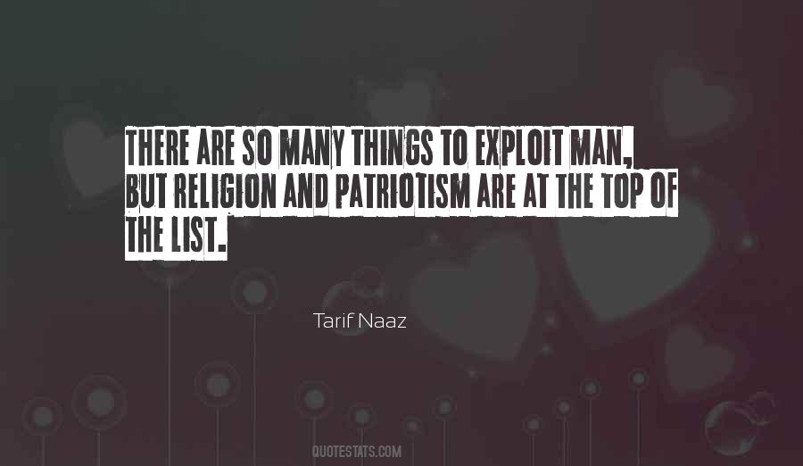 Quotes About Patriotism And Religion #851893