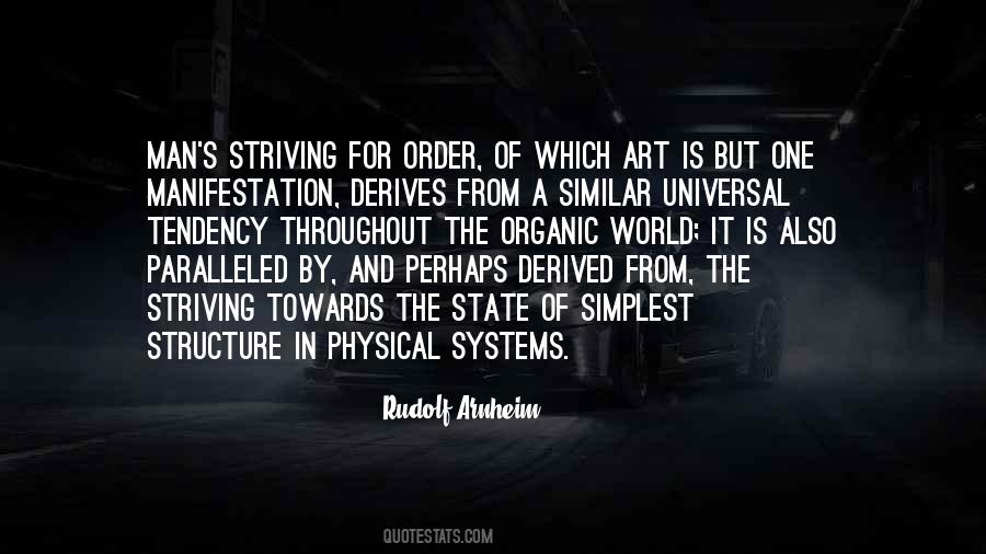 Quotes About Order And Structure #1193504