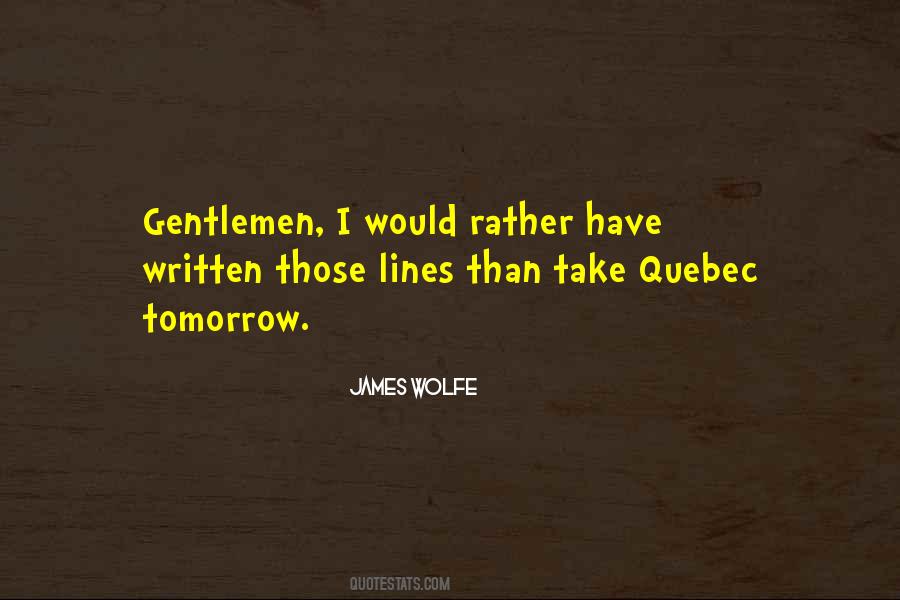 Quotes About Gentlemen #1233827