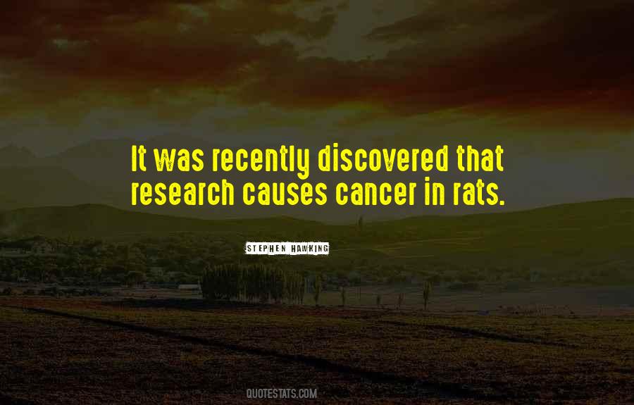 Quotes About Cancer Research #1376103