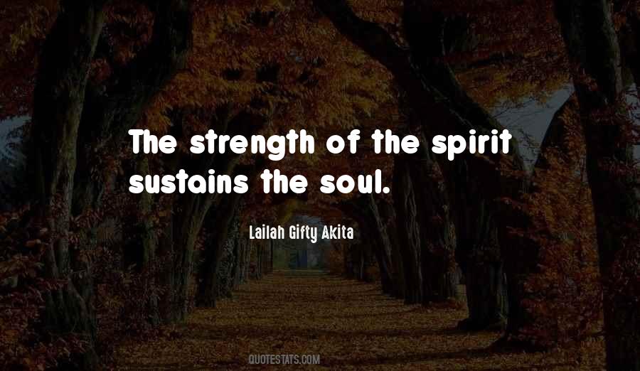 Quotes About Spirit Strength #250756