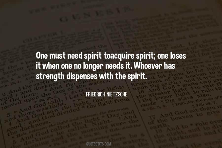 Quotes About Spirit Strength #5436