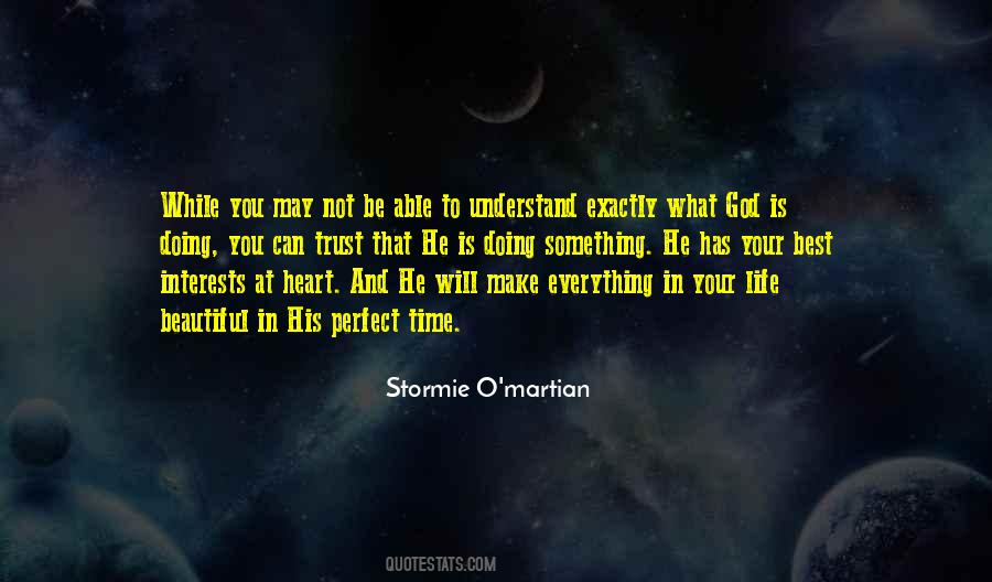 Quotes About God's Perfect Time #1134729