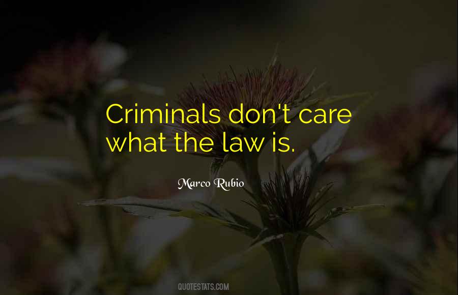 Quotes About Criminals #1444578