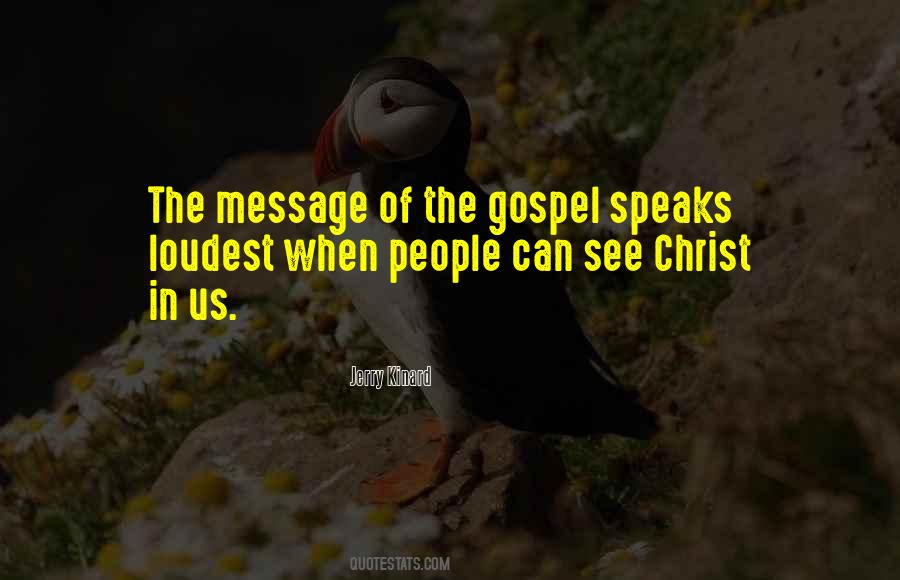 Gospel Message Quotes #1021161