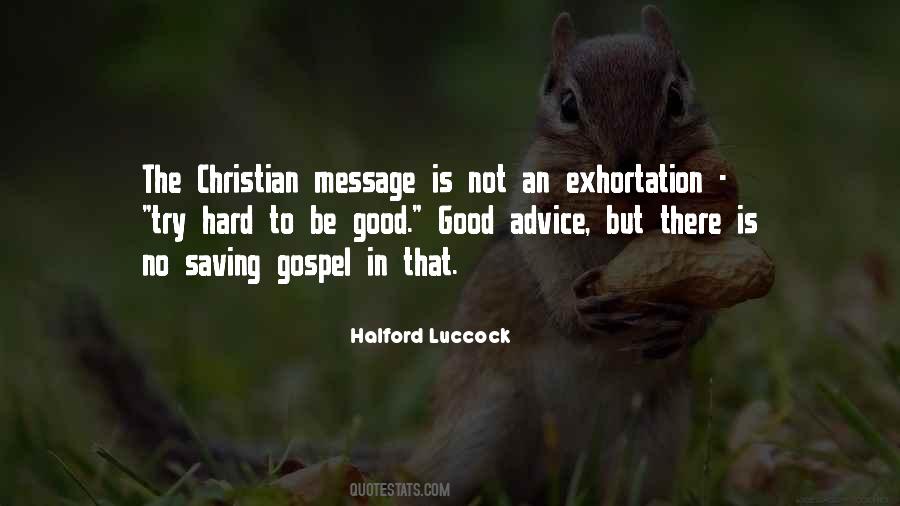 Gospel Message Quotes #429996