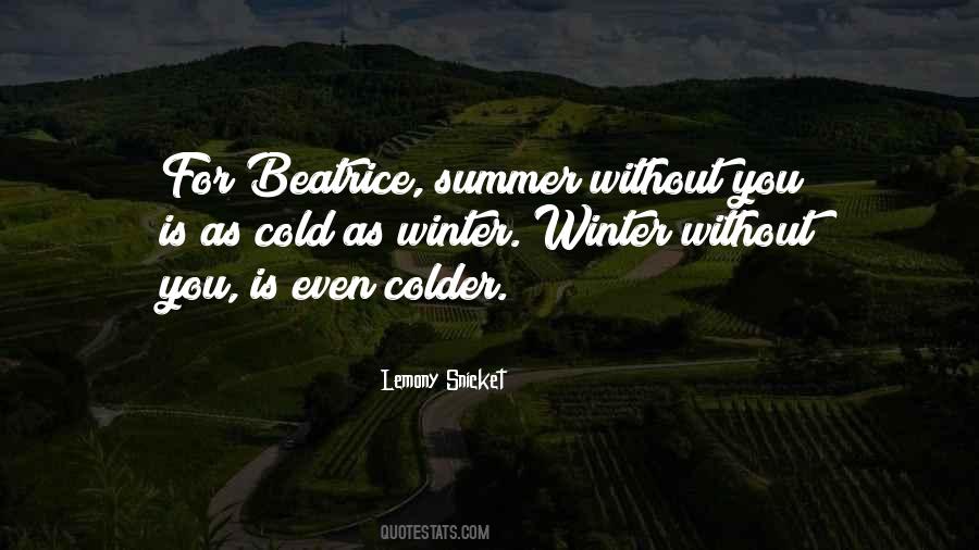 For Beatrice Quotes #1491560